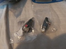 Speaker Wire A/V Cable to Audio Male RCA Connector Adapter Jack Press Plug