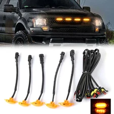 5PCS Raptor Style Amber LED Grille Light For Toyota 4Runner TRD Sport 2006-2023