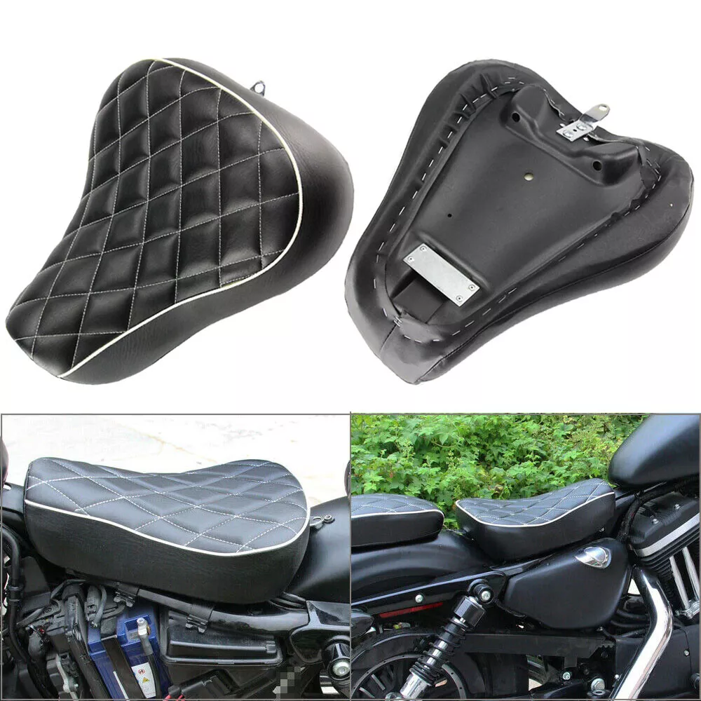 Diamond Front Driver Rider Solo Seat For Harley Sportster 1200 883 1983 2003