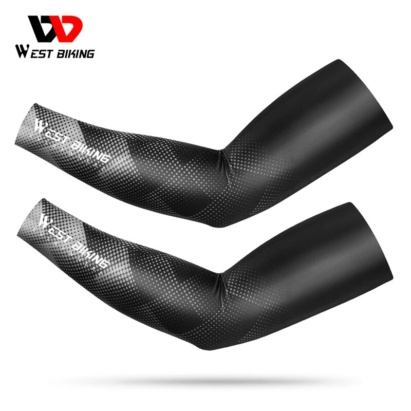 Cooling Arm Sleeves UV Sun Protection Cycling Sports Sleeves Arm Sleeves Cover - Image 3 of 4