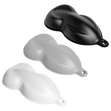 100 Pack Speed Shapes Black / White / Gray - Plastic Paint Model/Display