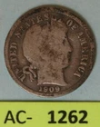 1909   US Barber Dime in good condition...see Photo AC-1262