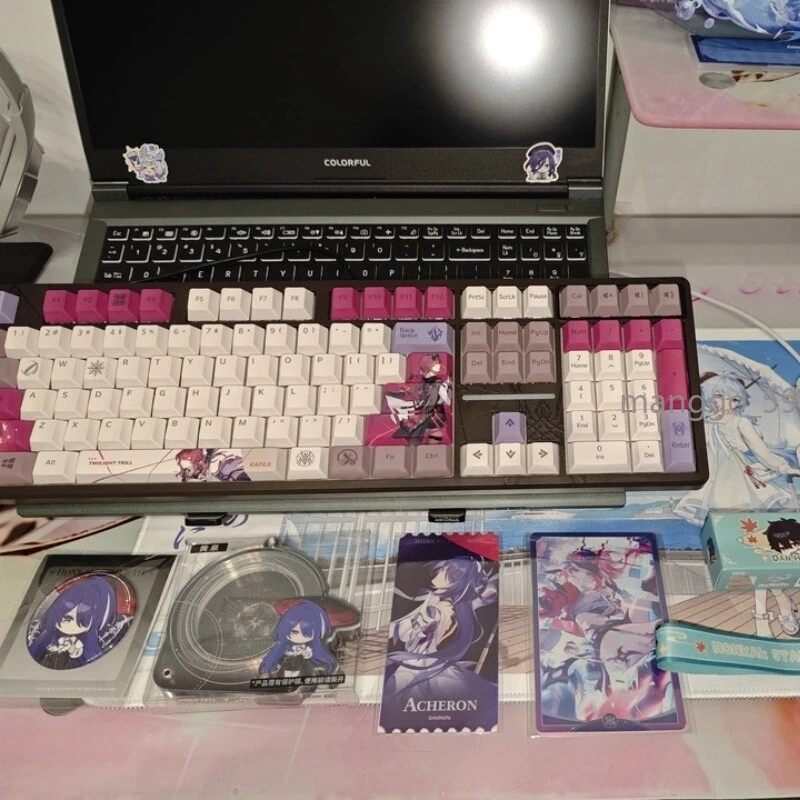 Mihayu Kafka Backlight Machine Keyboard Cool Bluetooth Honkai Star Rail Gift 1PC - Image 3 of 4