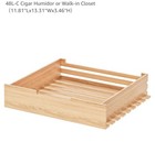 KingChii Cigars Spanish Cedar Tray Drawer -Fits for 48L-C, Wood 