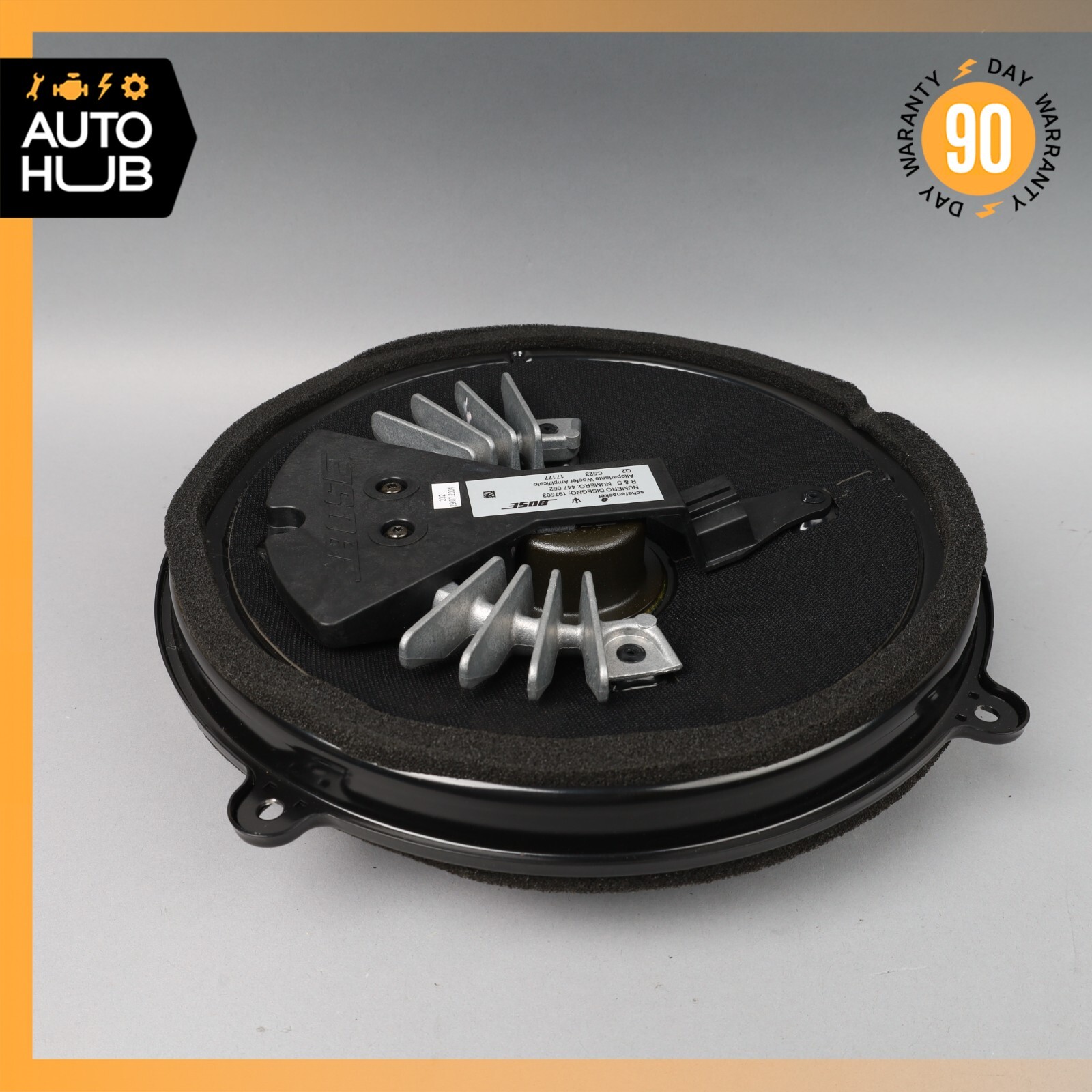 03-19 Maserati Quattroporte Rear Bose Subwoofer Sub Woofer Sound Speaker OEM