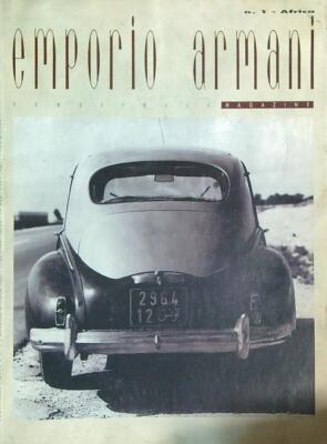 サイン入り Emporio Armani Magazine N.1 Africa EMPORIO ARMANI N. 1 AFRICA AA.VV. EDITORIALE TOSCA 1989 | eBay