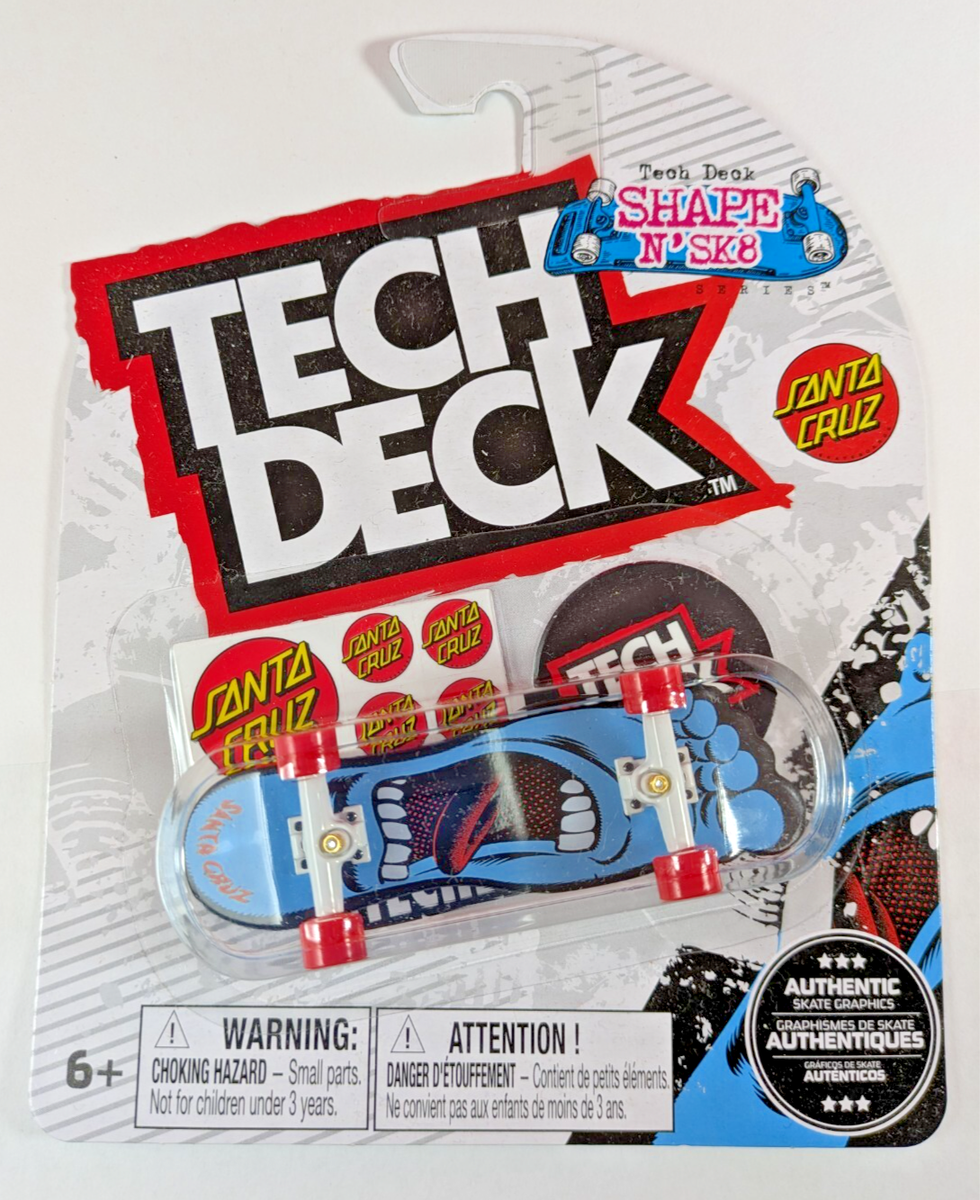 Tech Deck Shape N Sk8 Santa Cruz Screaming Foot Shape White