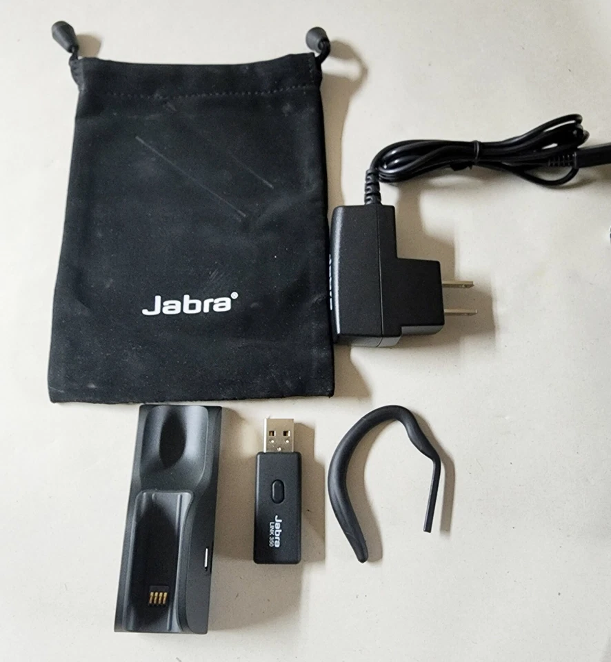  Jabra Go 6430 Bluetooth Wireless Headset: USB Stick & Charging base ONLY - Image 2 of 4