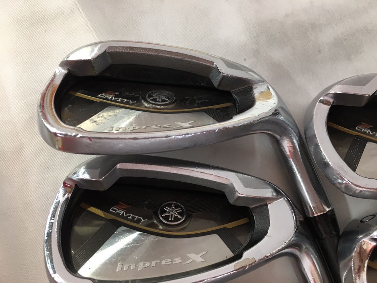 クラブ YAMAHA  inpresX YAMAHA inpres X Iron Set Z CAVITY(2013) inpres X Z CAVITY