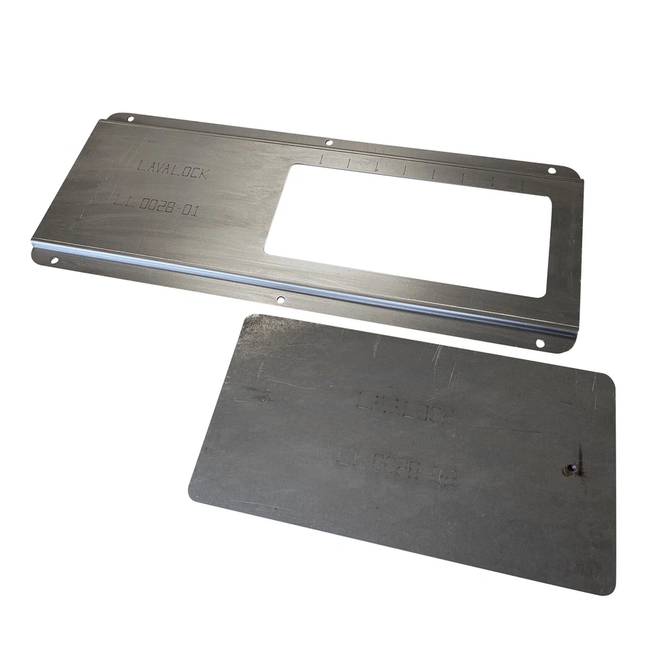 LavaLock® 4 x 8 inch BBQ smoker Pit Slide Damper Air Inlet Intake Vent Weld On - Image 2 of 4