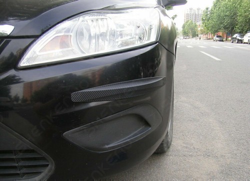 Adesivo per paraurti in gomma universale per protezione paraurti auto nero da 2 - Foto 4 di 6