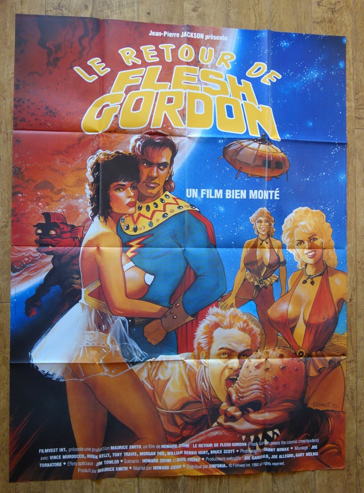 specialty shop FLESH GORDON MEETS THE COSMIC original movie LARGE Clearance SALE Limited time french sci-fi