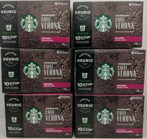 starbucks caffe verona dark roast k cups