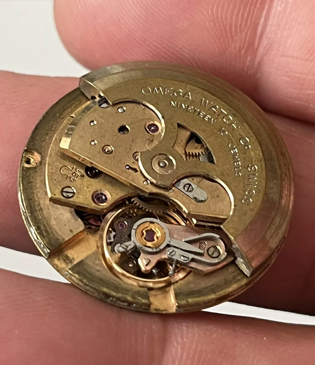 MOVEMENT OMEGA CALIBER 491 FOR PARTS SOLD AS IS DIAL AUTOMATIC