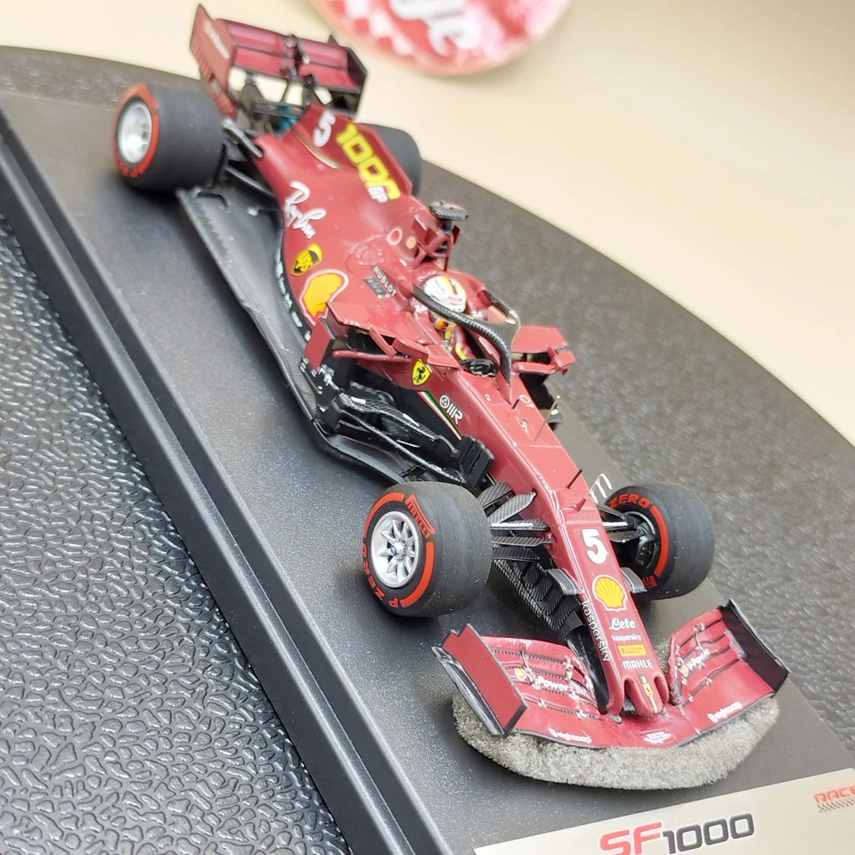 Look Smart BBR 1/43 Ferrari SF1000 #5 Tuscany GP 2020 Sebastian Vettel LSF1032 - Image 4 of 4