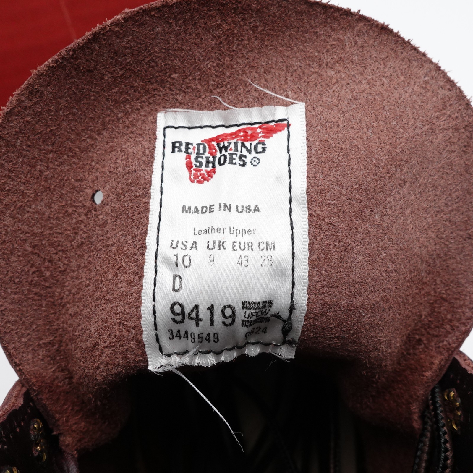 Red Wing 9419 Beckman Heritage Made in USA Boots Men's 9419 Black Cherry