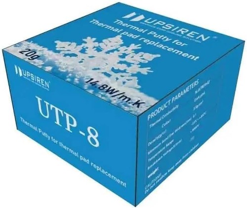 UPSIREN UTP-8 14,8w / mk Szpachl termiczna do procesora VGA GPU IC Szybkie chłodzenie - Zdjęcie 5 z 11