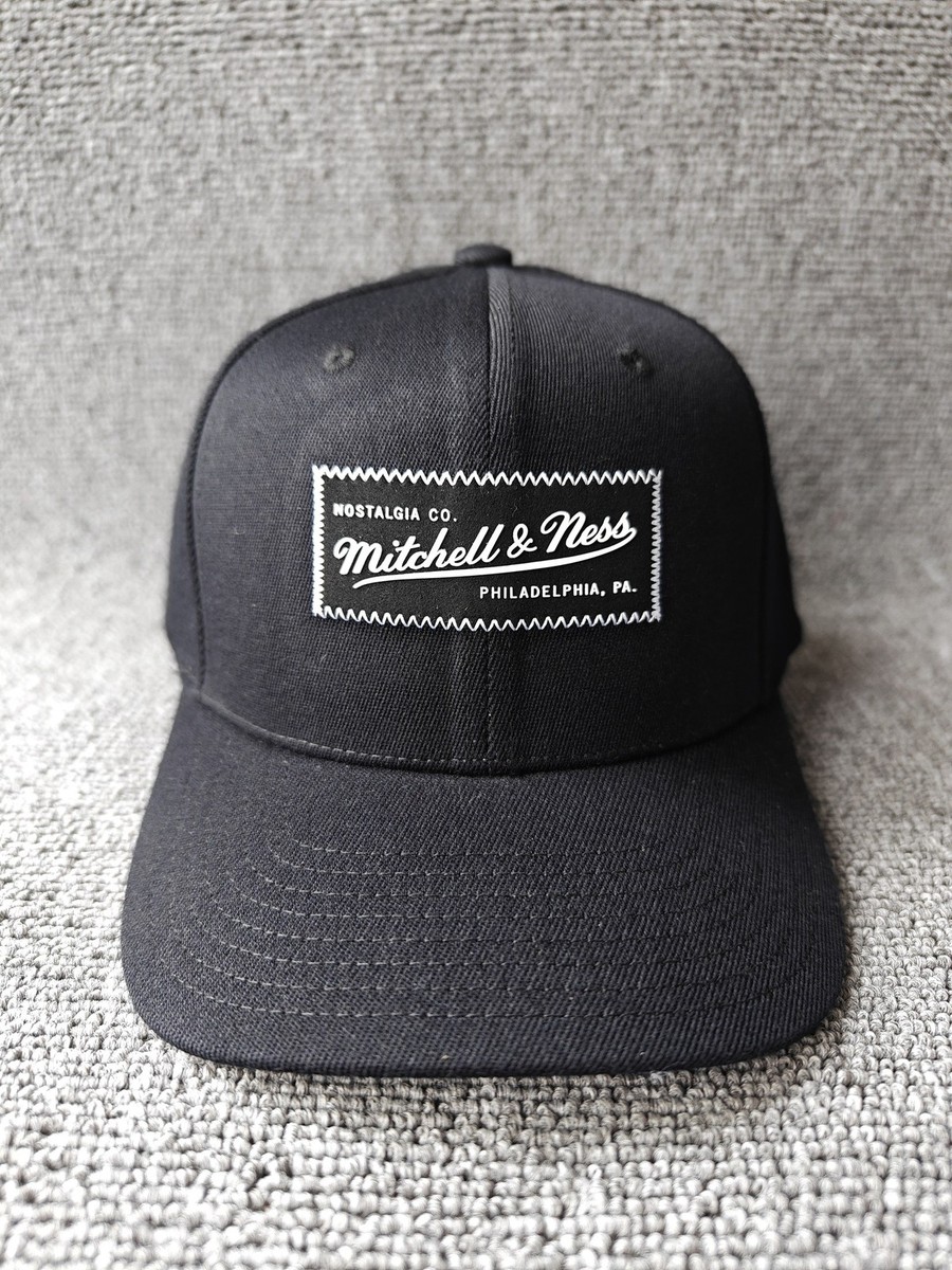 Mitchell & Ness Nostalgia Co. Black Snapback Cap Philadelphia PA Patch