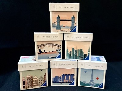 SET OF 6 NEW Ravensburger  Puzzle Moment  99pcs Global Cities