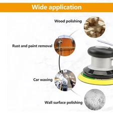 6'' Pneumatic Sander Pneumatic Polisher Air Sander Air  Orbital Sander N1Q2 @