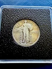 1923 Standing Liberty Quarter VF Nicely Toned Silver Coin