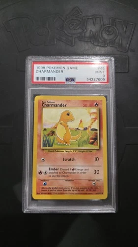 Pokemon Charmander Base Set 1999 PSA 9