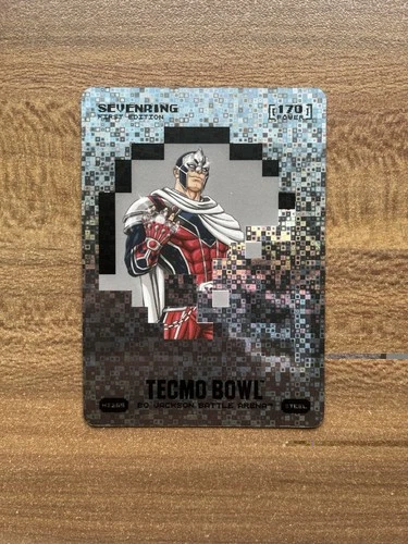 Tecmo Bowl Bo Jackson Battle Arena Card Tom Brady (Sevenring) First Edition