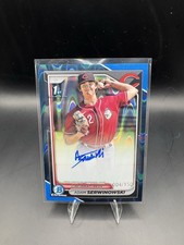2024 Bowman Chrome Adam Serwinowski 1st Bowman Blue RayWave Auto /150 #CPA-ASE