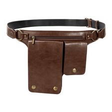 JASGOOD Waist Bag Leather Fanny Pack for Women Vintage Renaissance Belt Festi...