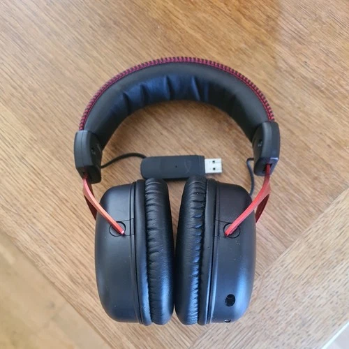 HyperX Cloud II Wireless Over Ear Gaming Headset - Red