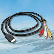 1080P HDMI Male To 3 RCA Video Audio AV Component Converter Adapter Cable HDTV