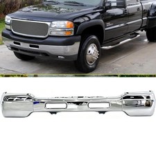 Chrome Front Face Bar Bumper Fits Gmc Sierra 1999-02 Yukon 2000-06 W Air Holes