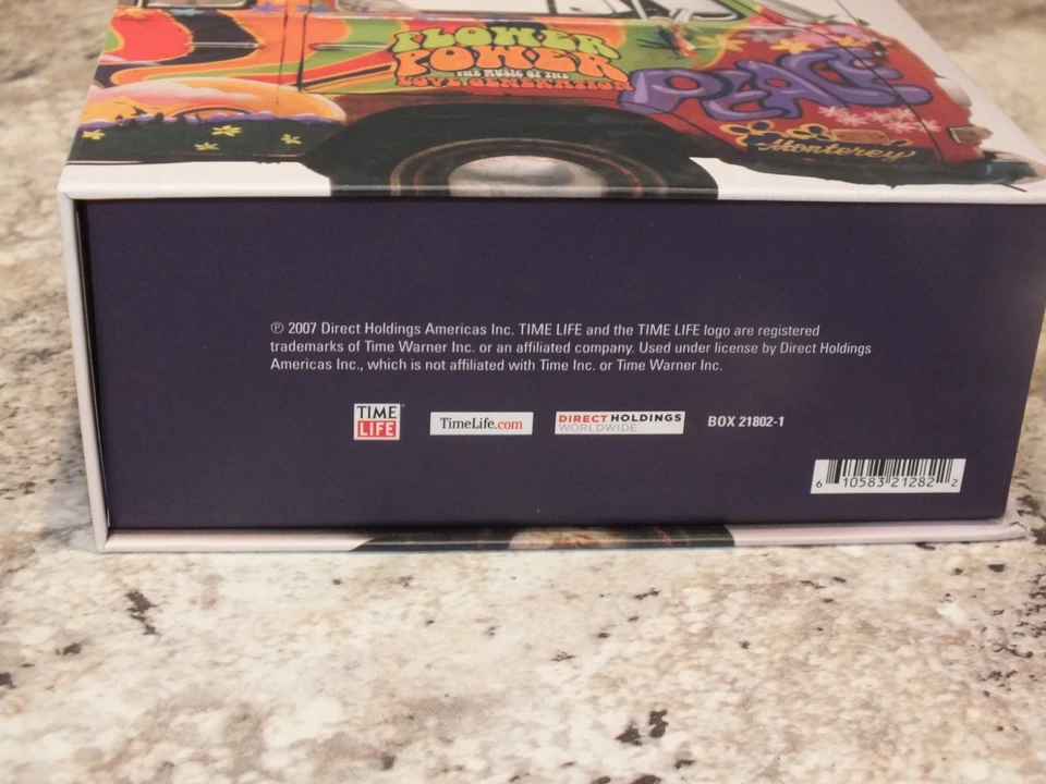 TIME LIFE FLOWER POWER ~ Music Of The Love Generation 2007 10 Disc CD Box Set - Image 3 of 3