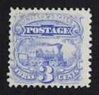 CKStamps: US Stamps Collection Scott#114 3c Pictorial Mint HR OG Gum Disturb