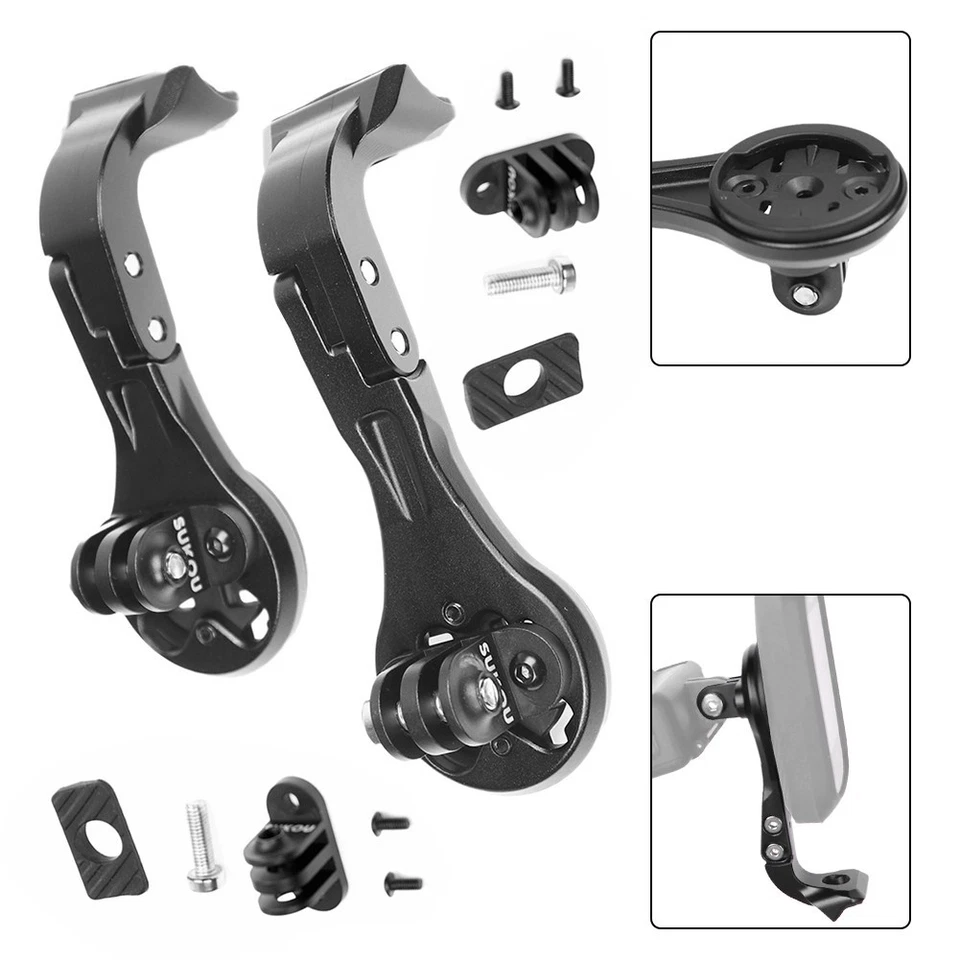 Fahrradcomputer Halterung für Garmin Perfect Fit für Trek MADONE SLR79 Schwarz - Bild 3 von 4