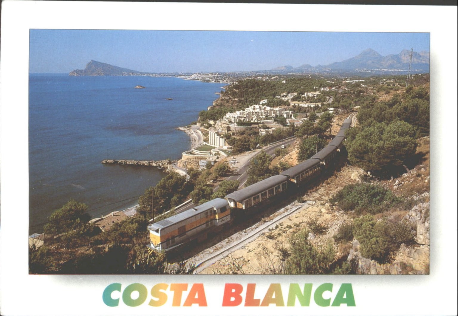 Costa Blanca Limón Express Train España 2001 Photo Postcard