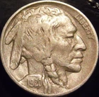 1920-P Buffalo Nickel Choice Original XF Full Horn