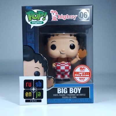 Ad Icons Big Boy Funko Pop Original Funko Pop Bob's Big Boy- Big