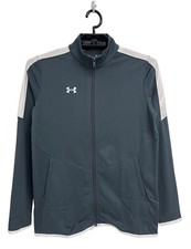 Under Armour Women's Long Sleeve Dark Gray Full Zip Runners Jacket Size SM/CH