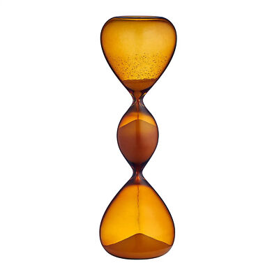 Neu Atemberaubender Bernstein Sand Timer Langlebiges Glas 15min Langlebig Schön Home Deko M