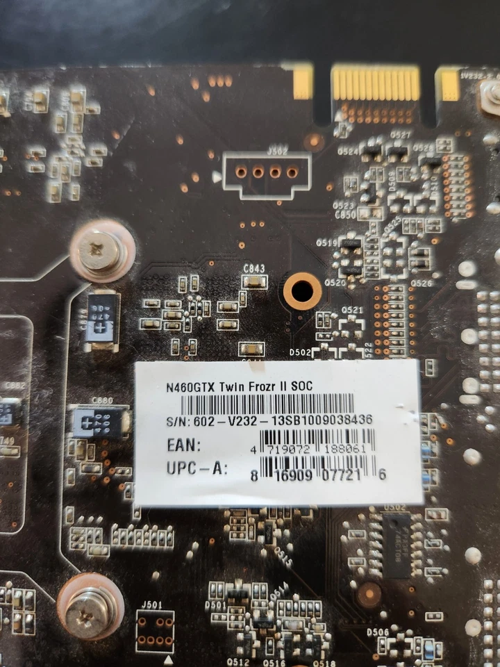 MSI TWIN FROZR II N460GTX SOC #0266 - Image 2 of 4