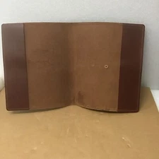fit for 10.5x8X1” inch book jacket cover slipcase genuine leather brown