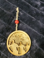 4" "Military Heros " Christmas ornament Veteran Made. Perfect for Xmas Tree