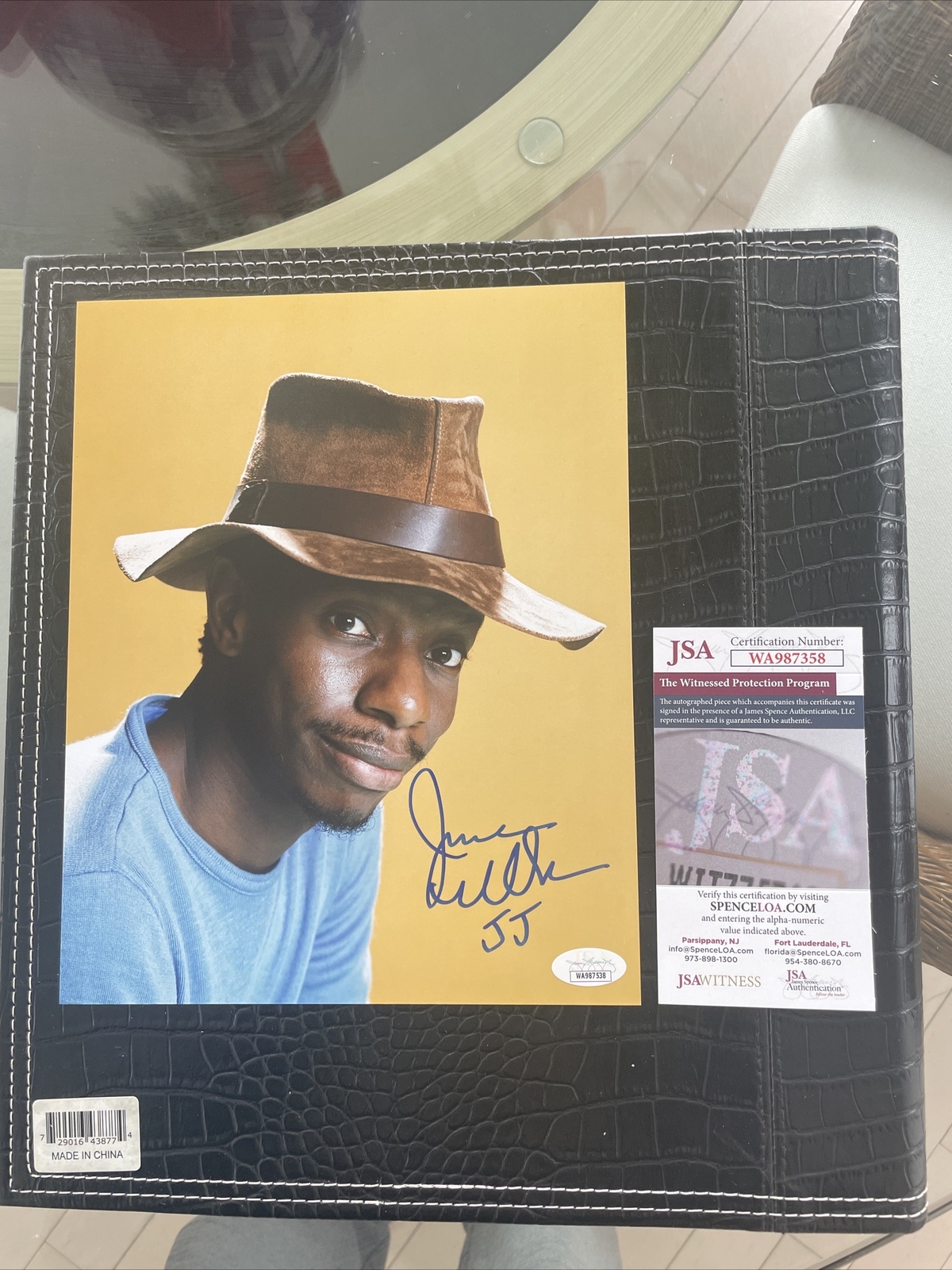 Jimmy JJ Walker Autographed Signed Jimmy Walker Hand 8X10 photo JSA COA JJ Good Times Sitcom 