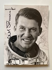 Astronaut Walter Marty “Wally” Schirra - Original Autograph - Size 12x9cm