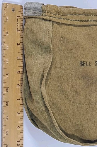 Bell System C Bright Star Flashlight Black 7" & Leather Canvas Lineman Tool Bag  - Picture 18 of 20