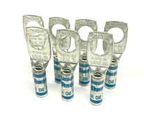 Panduit Corp LCA6-38-L Compression Connectors #6 w/ 3/8" Hole LOT OF 7