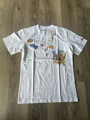 Uniqlo MoMA's Video Game White Cotton Short Sleeve UT T-Shirt  - XXS