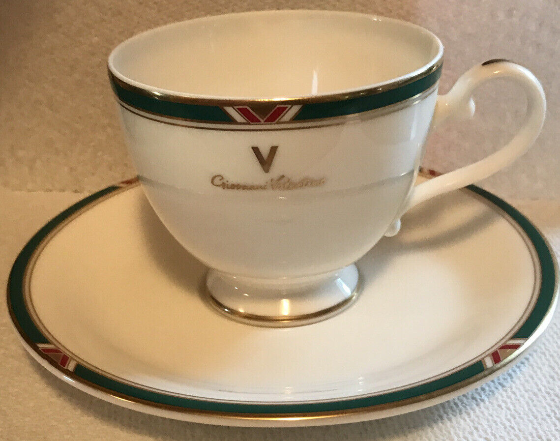 Vintage Giovanni Valentino Italy Cup And Saucer Momoyama Vintage Giovanni Valentino Italy Cup And Saucer Momoyama