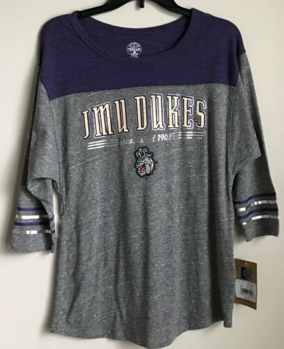 Nueva NCAA Mujer Mangas 1/2 Camisa Colegio Damas Camiseta Color Gris - Elige 1 - Imagen 30 de 33